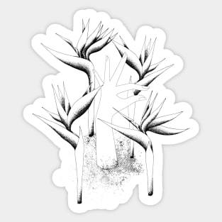 among friends – outline I Sticker